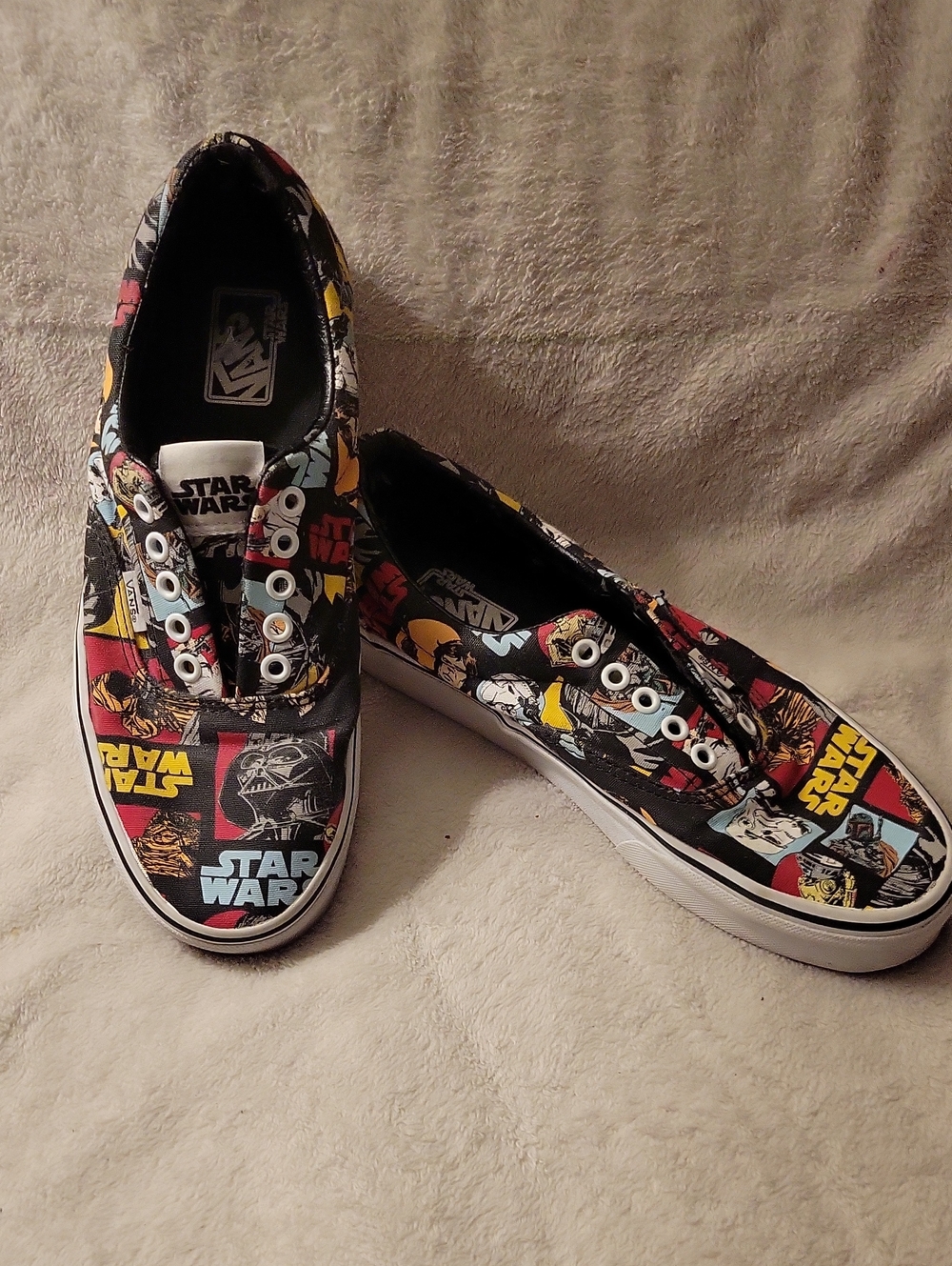 Unisex Vans. Star Wars Theme. May The Force Be With You.